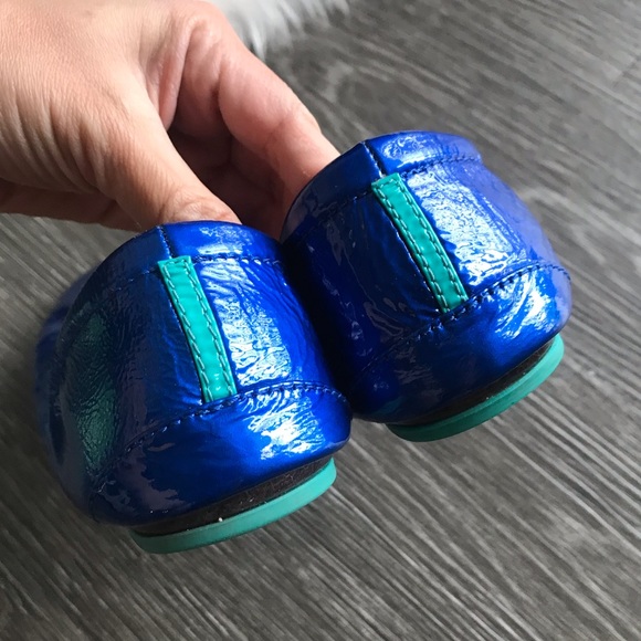 Tieks Sapphire Blue Patent Size 8 - Picture 4 of 6